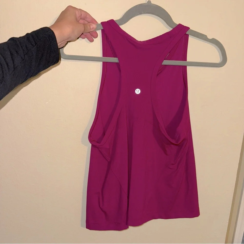 lululemon Align Racerback Tank Raspberry - Size 12 - Picture 2 of 2
